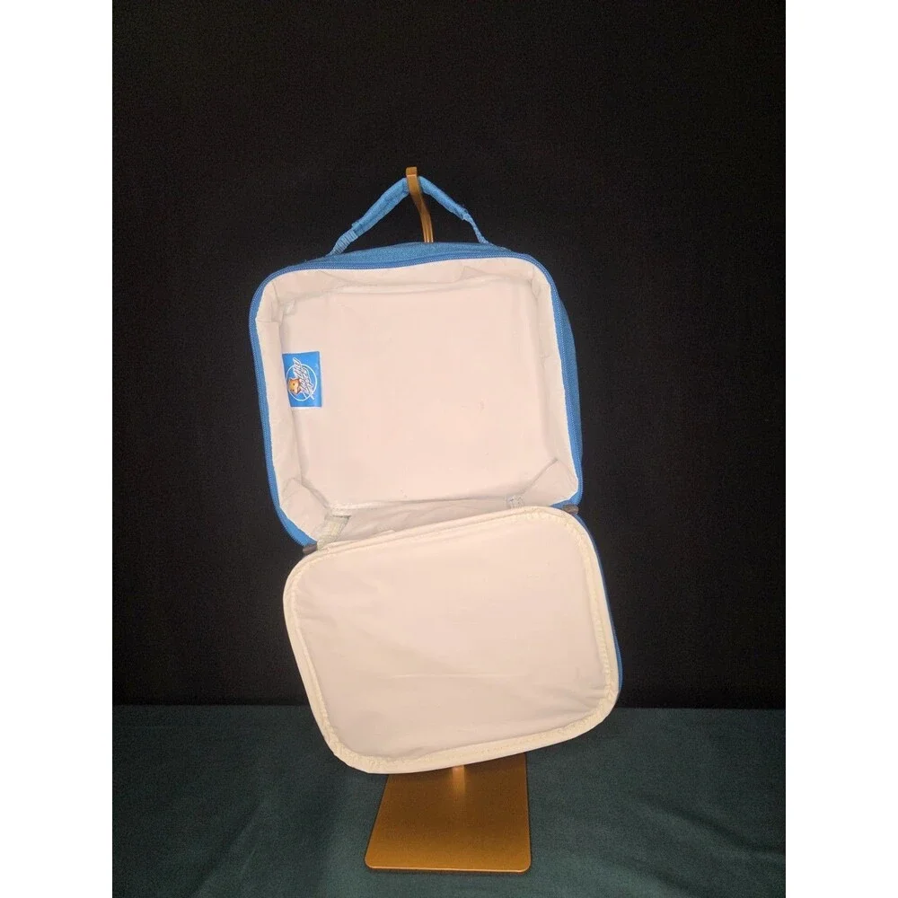 Zhu Zhu Pets Insulated Lunch Box Blue Kids Lunch Bag Hamster Cartoon
